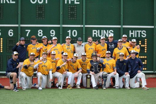 WVU Baseball Club team picture after the 2019 Regional Championship win